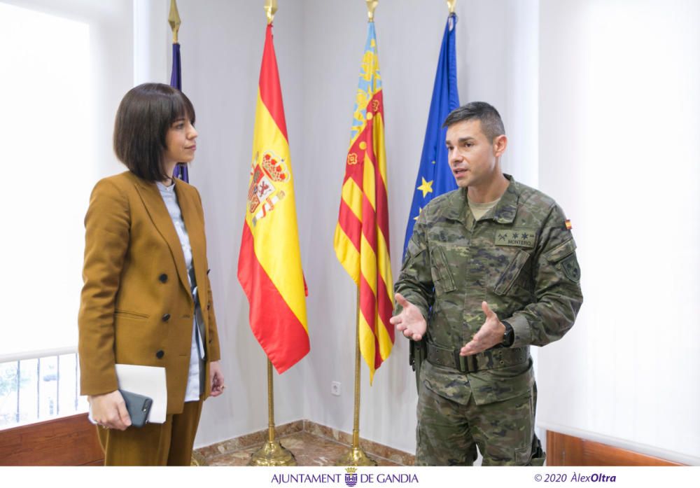 El ejército se despliega en Gandia