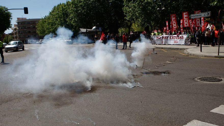 La marcha del Primero de Mayo en Zamora reúne a 1.000 personas