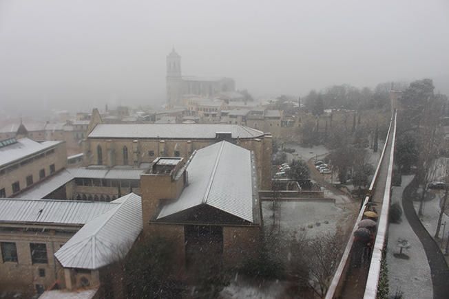 Nevada a Girona.