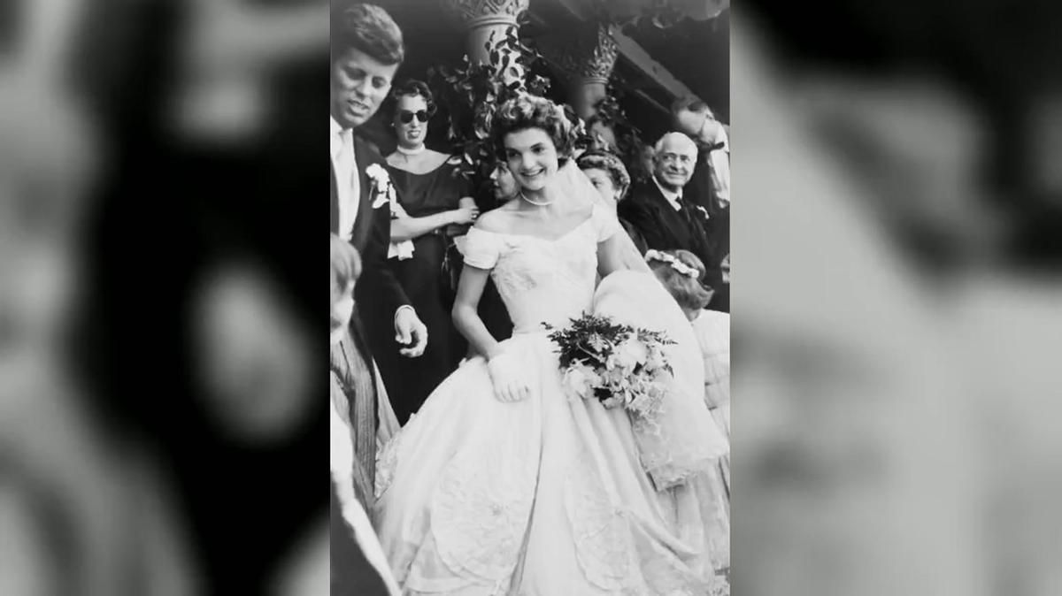 La boda de John Fitzgerald y Jackie Kennedy.
