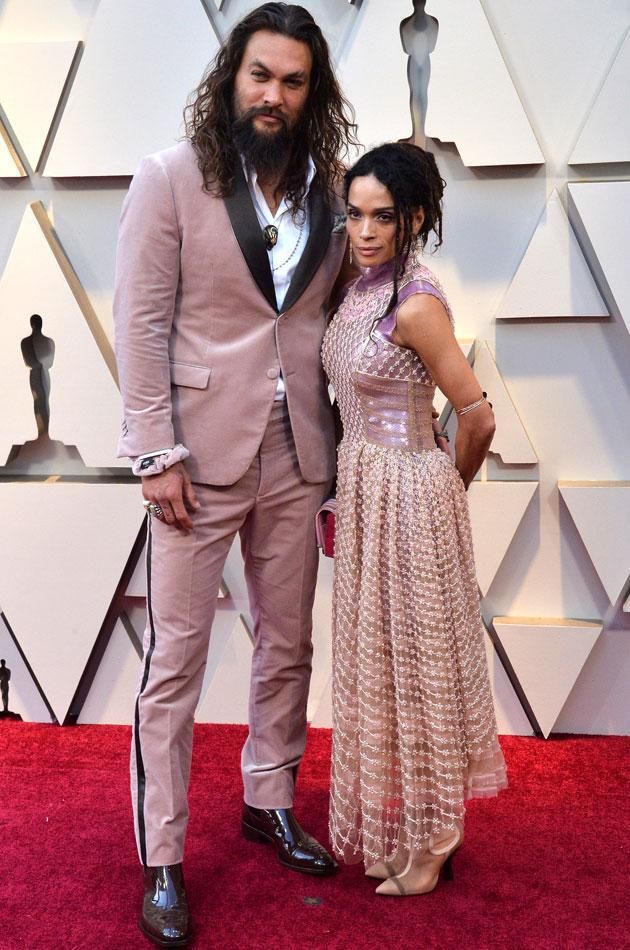 Jason Momoa y Lisa Bonet en los Premios Oscar 2019