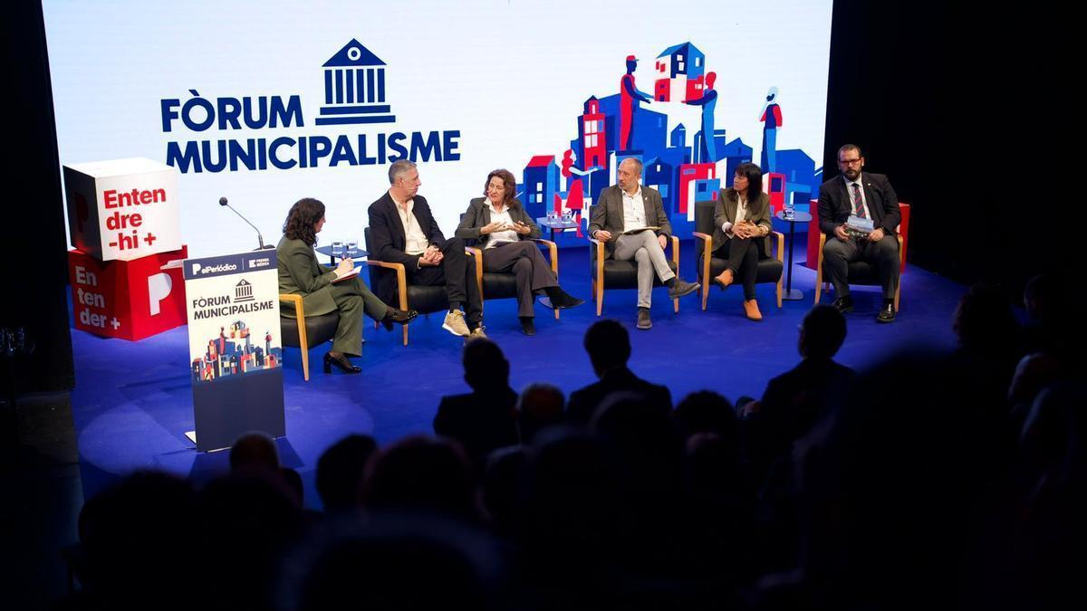 Taula rodona al I Fòrum Municipalisme d'EL PERIÓDICO i Prensa Ibérica.