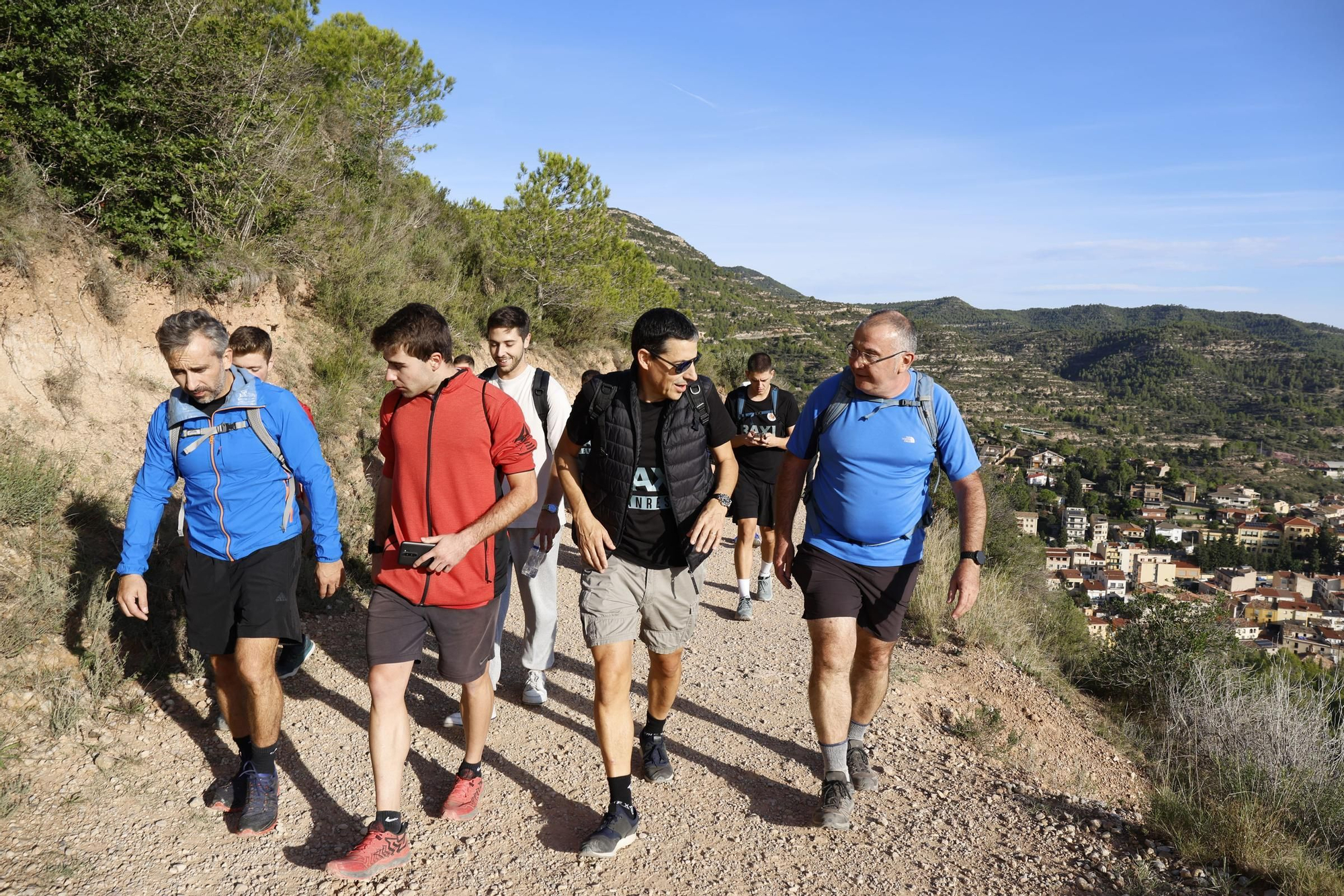 El Baxi de Diego Ocampo beneix el curs amb una pujada a peu a Montserrat