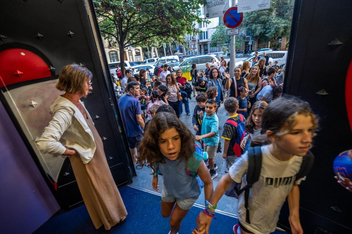 Vuelta al cole en la Escola Pia Sant Miquel de Barcelona