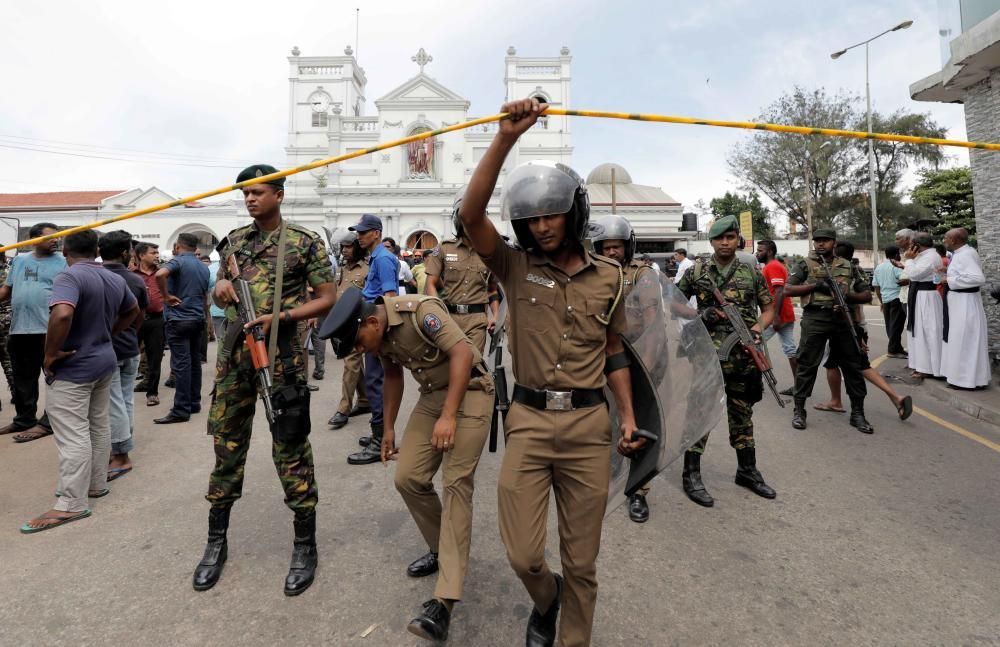 Las imágenes de los atentados de Sri Lanka