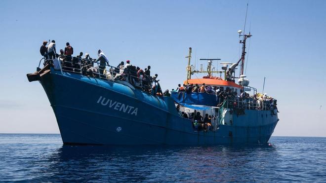 El barco de rescates Iuventa.