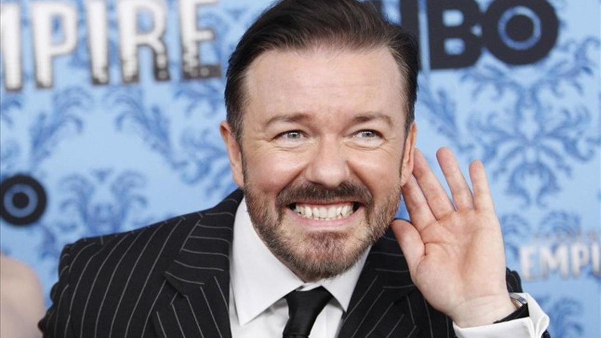 Ricky Gervais repettirá como presentador de los Globos de Oro