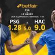 PSG vs. Le Havre: horario, TV, estadísticas, clasificación y pronósticos