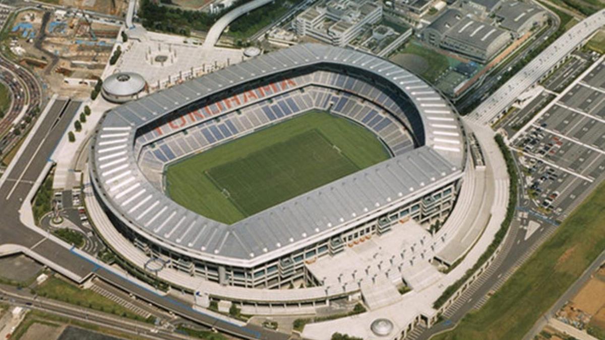 El Estadio Internacional de Yokohama, sede de la final del Mundial de Clubes 2015
