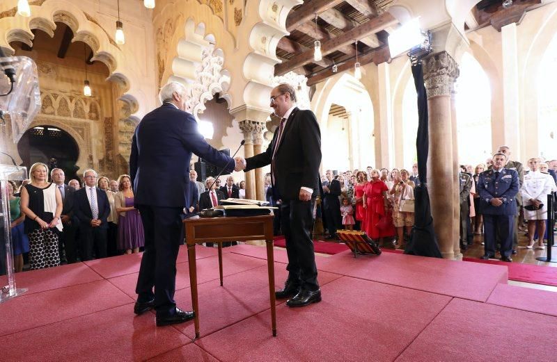 Toma de posesión de Javier Lambán como presidente de Aragón