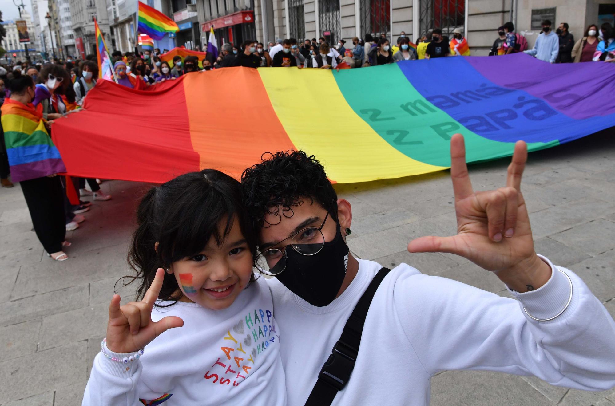 Día del Orgullo LGTBI 2021 en A Coruña