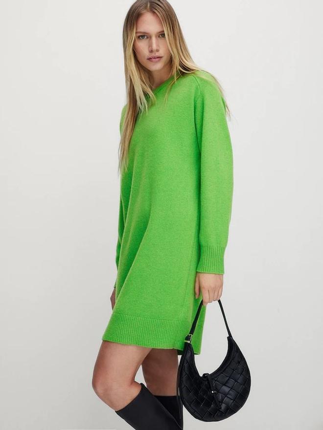 Vestido de punto de Massimo Dutti