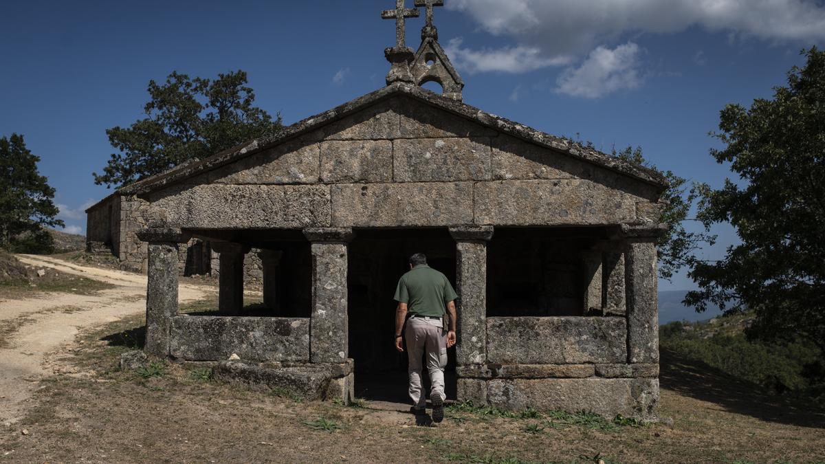 La capilla de O Salgueiro, una de las edificaciones rehabilitadas. // BRAIS LORENZO