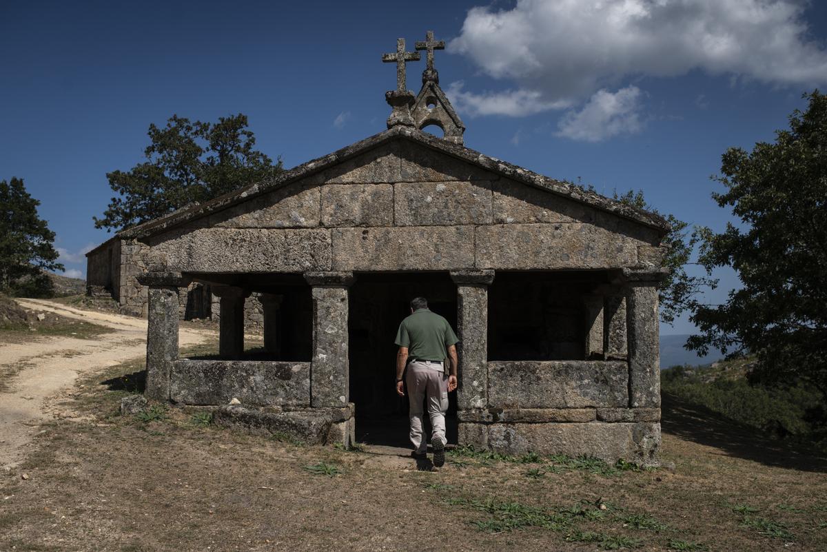 La capilla de O Salgueiro, una de las edificaciones rehabilitadas. // BRAIS LORENZO