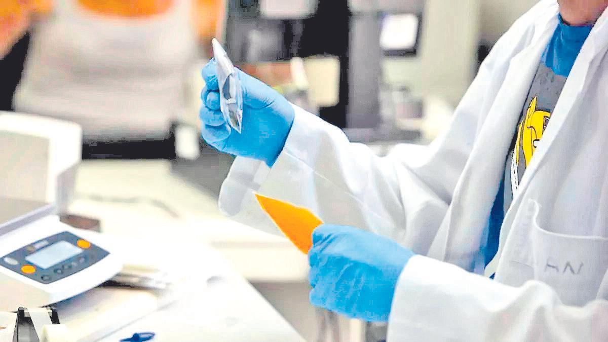 Laboratorio de sanidad de análisis de drogas en una imagen de archivo
