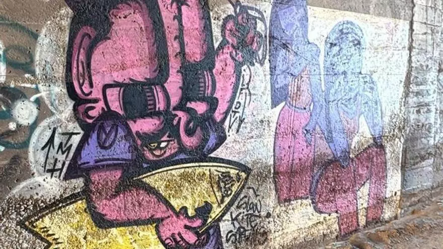 La Policía Local pilla a unos jóvenes haciendo grafitis en Güímar