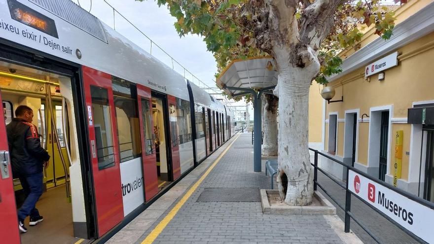 Seis trenes especiales de Metrovalencia para las fiestas patronales de Museros