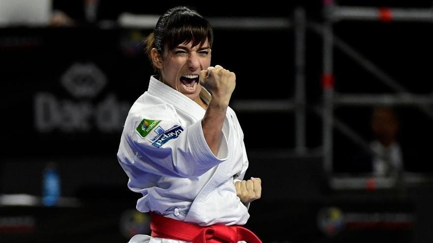 La karateka Sandra Sánchez, oro en el Mundial