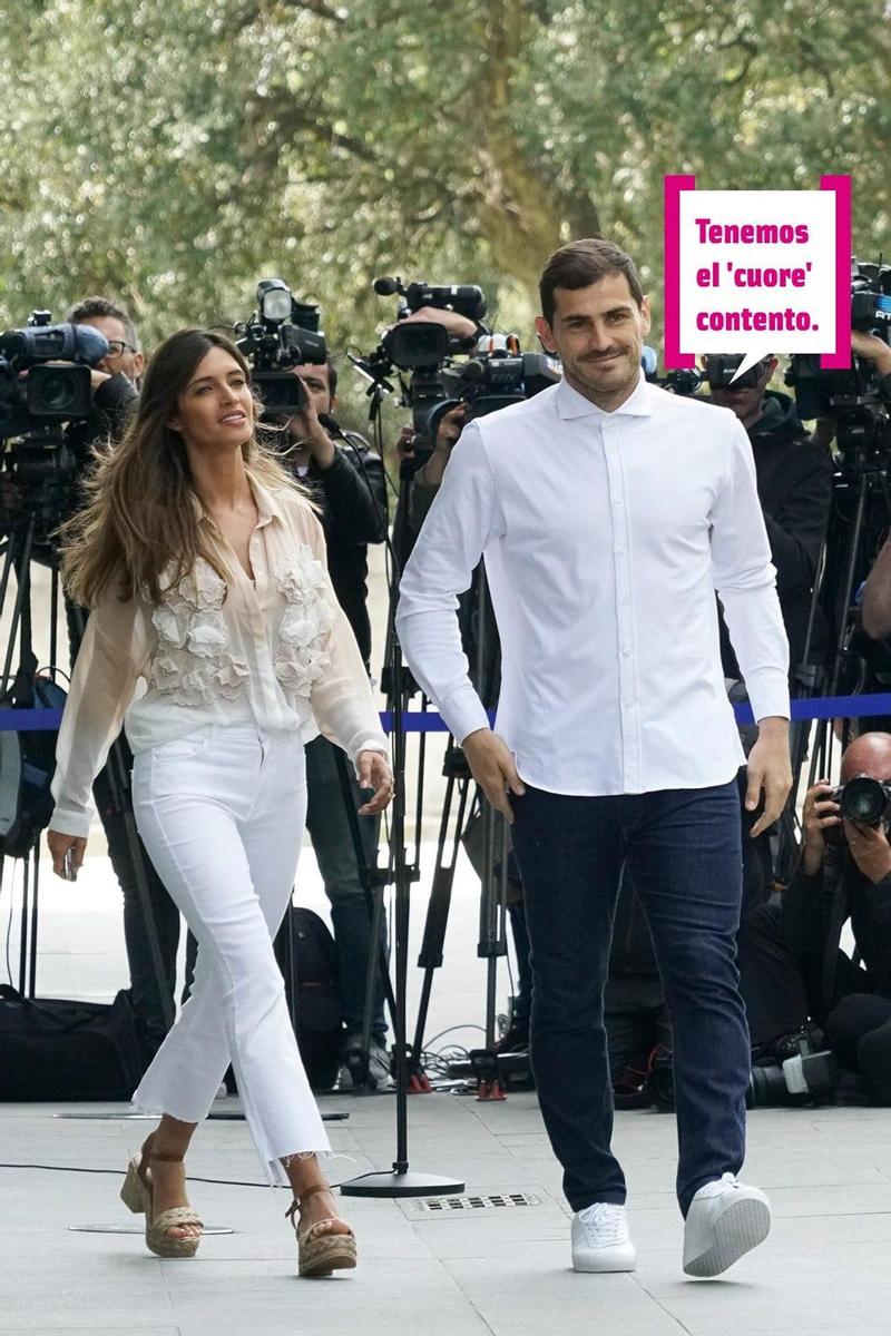 Sara Carbonero no suelta a Iker Casillas