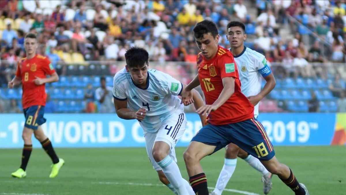 Pedri sigue creciendo en la selección sub'21