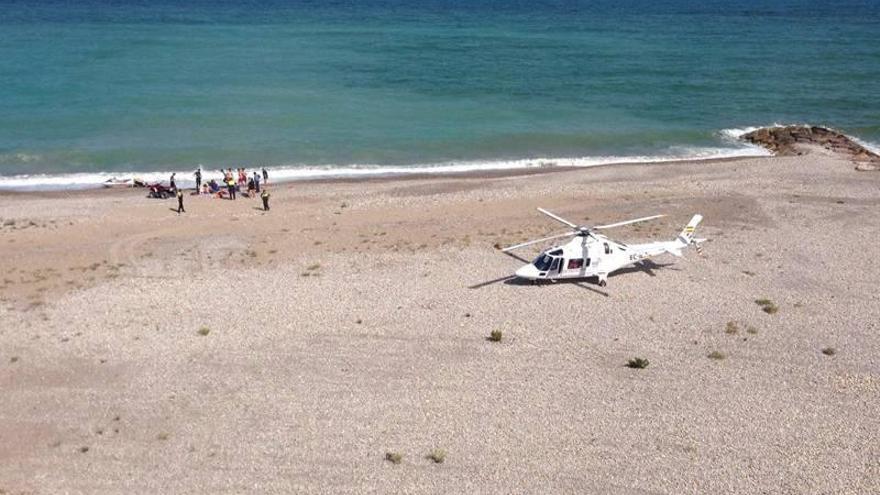 Un ahogado en la playa de Burriana