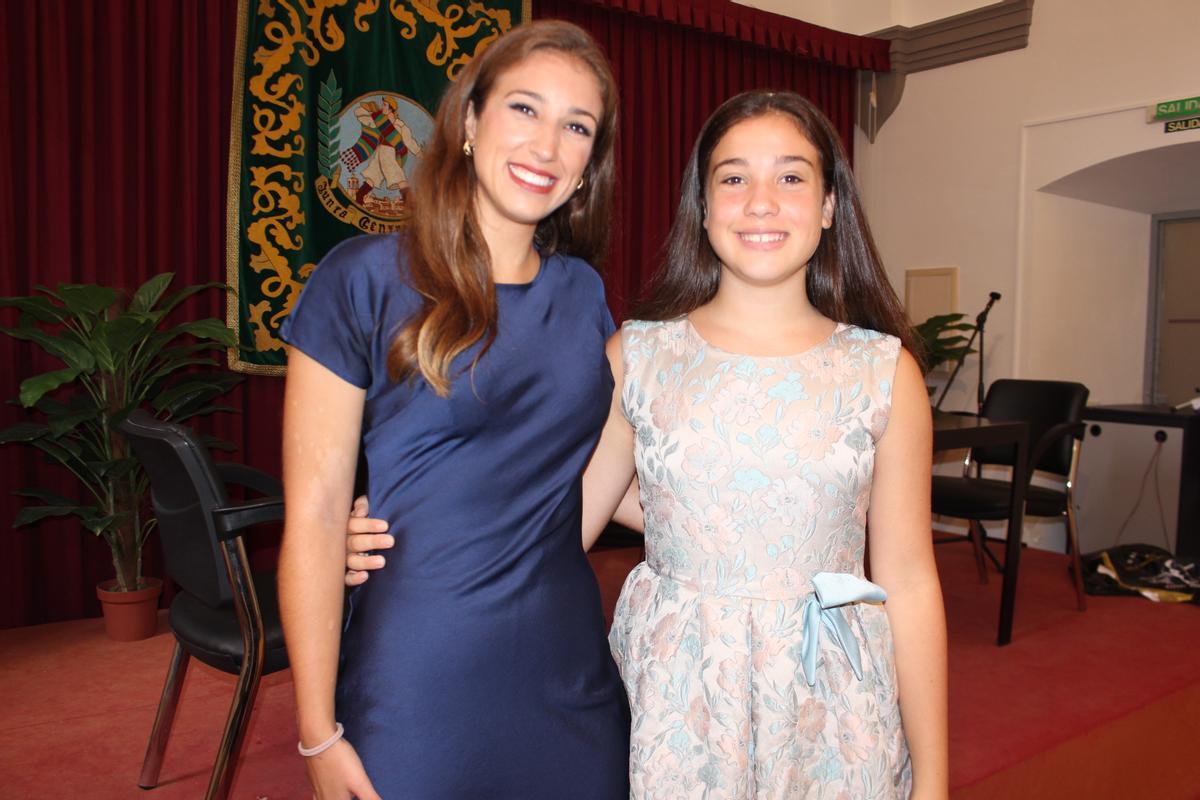 Las hermanas Gaspar Villuendas, ambas preseleccionadas.