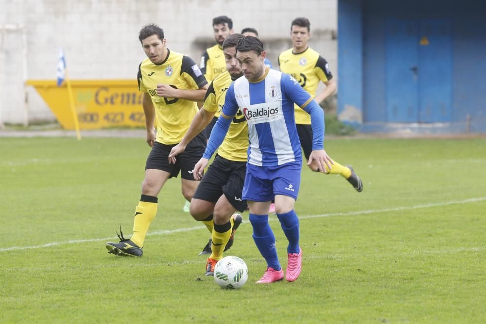 El partido entre el Avilés y el Llanera, en imágenes