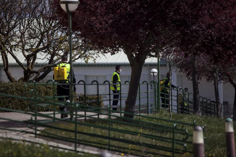 Así ha actuado la UME para la desinfección de las residencias de mayores en la provincia