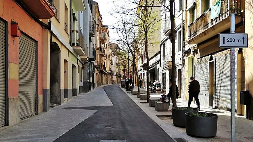 El carrer de les Escodines de Manresa  | ARXIU/G.C.