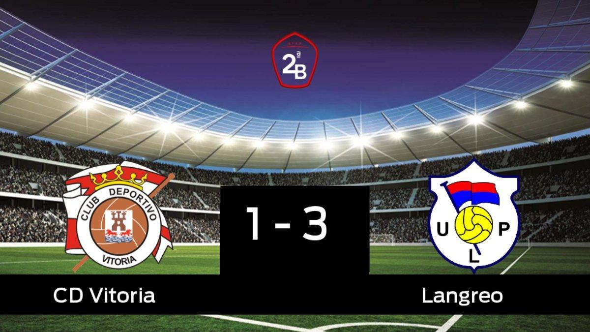 El Vitoria cae derrotado frente al Langreo por 1-3