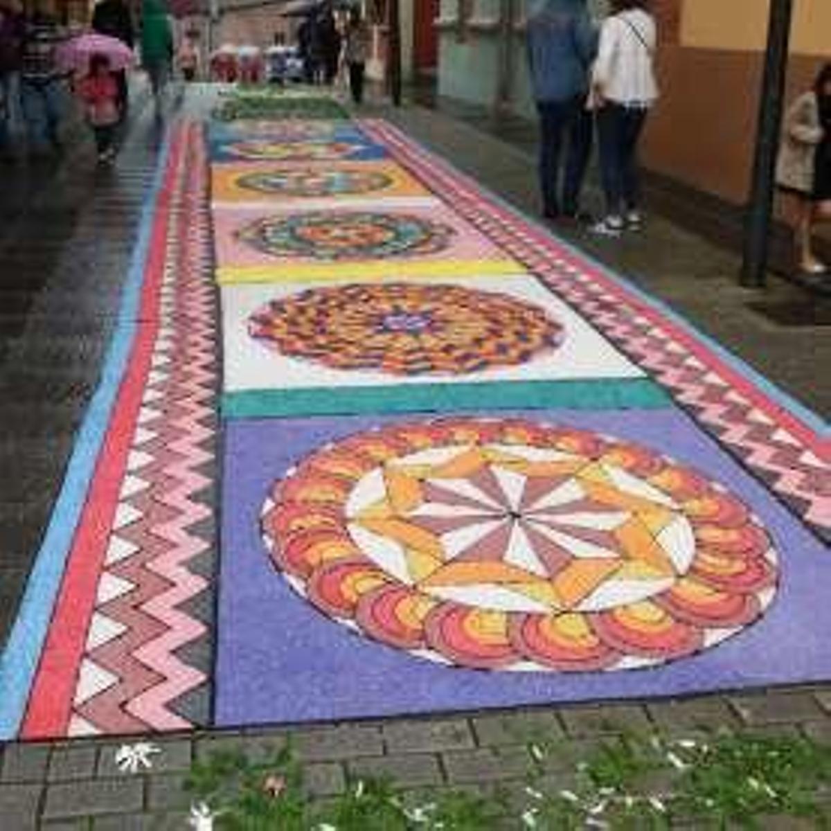 El Corpus, a cubierto en Candás