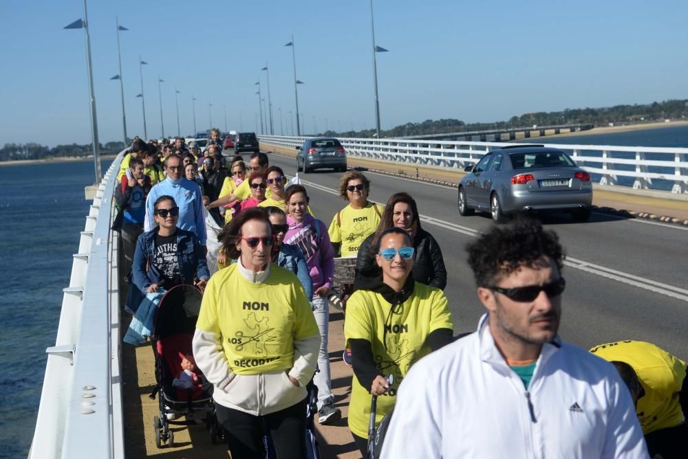 Protesta educación A Illa