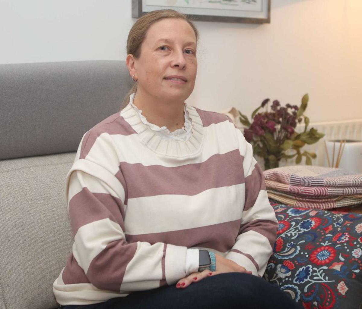 Mercedes Ozores, en su vivienda. |  Iago López