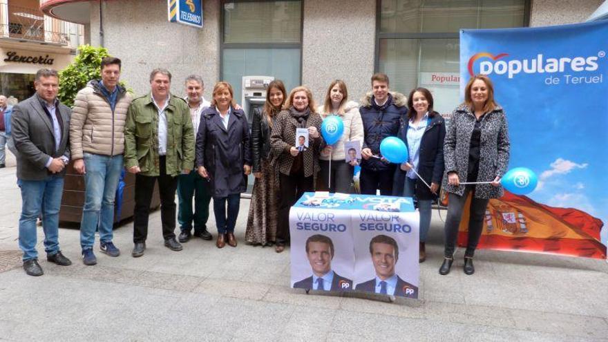 El PP constata en Teruel que nadie quiere a Sánchez como presidente