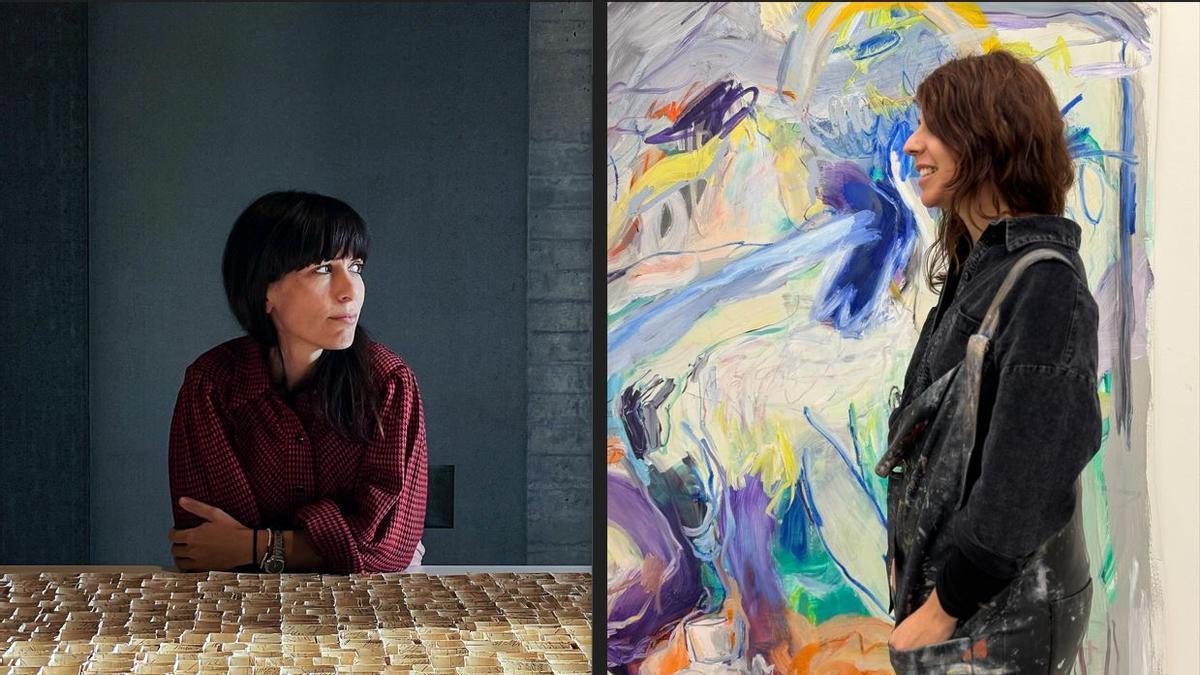 Las artistas alicantinas Luisa Pastor y Rosana Antolí