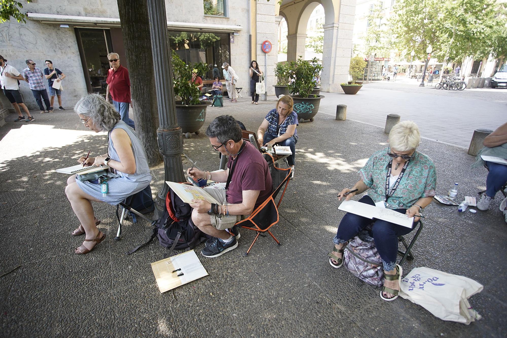 Trobada d’Urban Sketchers a la ciutat de Girona