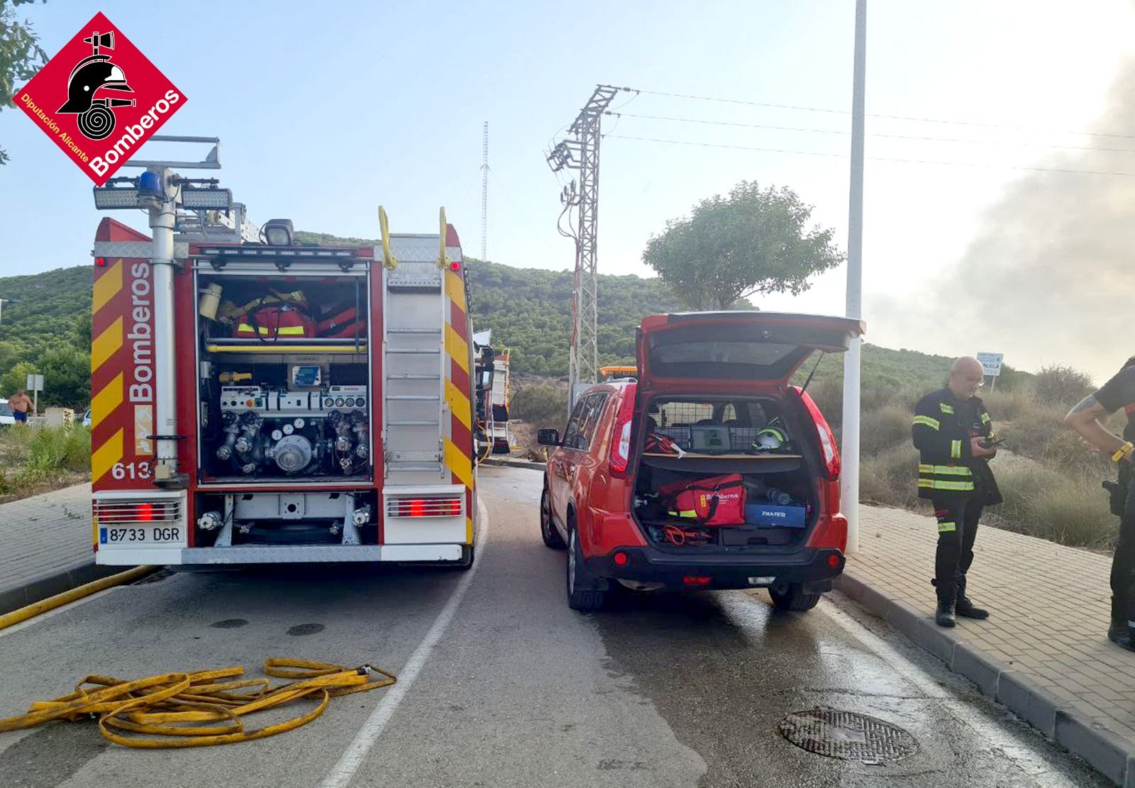 Incendio en Guardamar del Segura