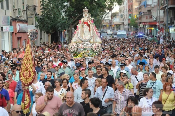 Bajada de la Virgen de la Fuensanta desde su Santuario en Algezares (II)