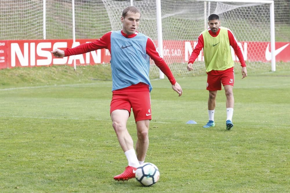 Entrenamiento del Sporting