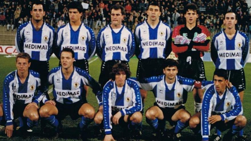 Once tipo de aquel curso 92/93 con Cantero, Tirado, Rafa, Luismi, Falagán, Barroso, Julio, Paco Luna, Torres, Paquito y Rodríguez