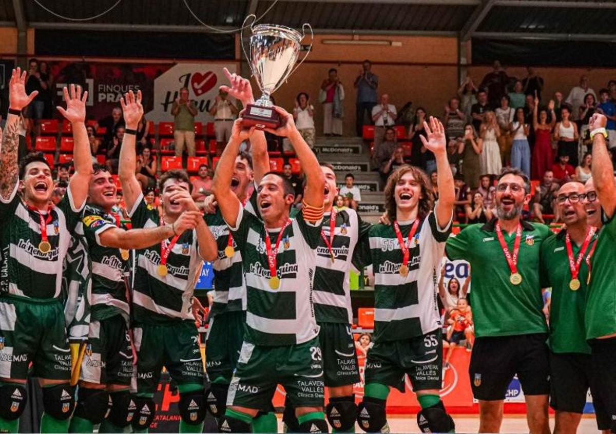 Jepi Selva levantó el título de campeones de la Lliga Catalana de Hockey