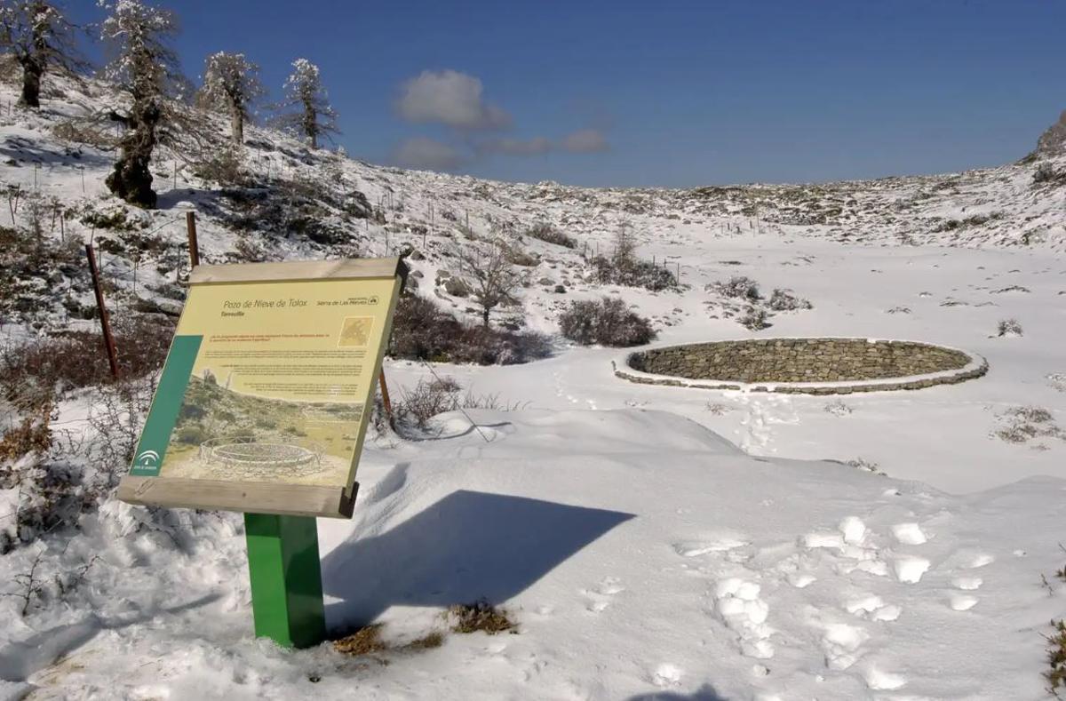 Los Neveros, en la Sierra de las Nieves