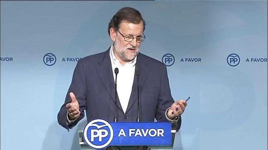 Rajoy: &quot;No hemos hablado de las condiciones&quot;