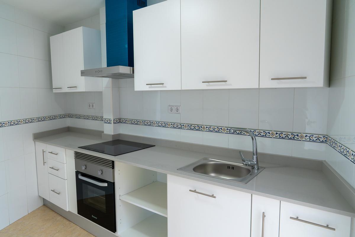 La cuina d'un dels pisos.