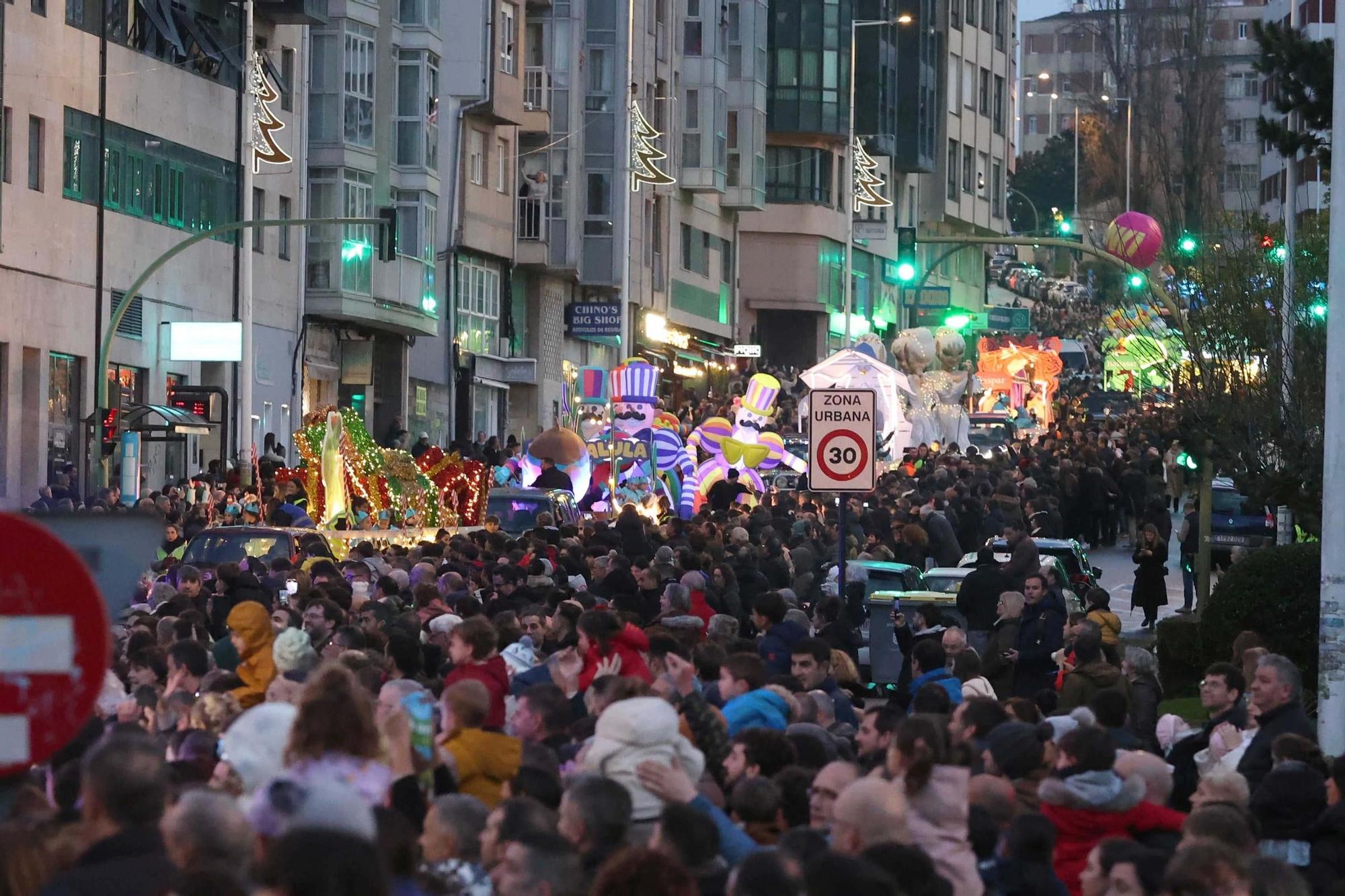 Cabalgata de Reyes Magos en A Coruña