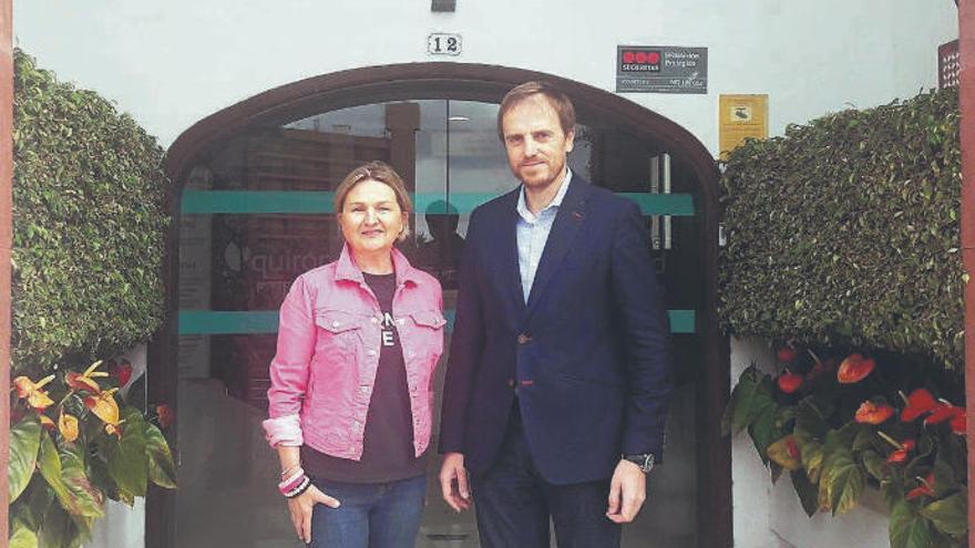 Brigitte Gypen y Miguel Ángel Cuartero.