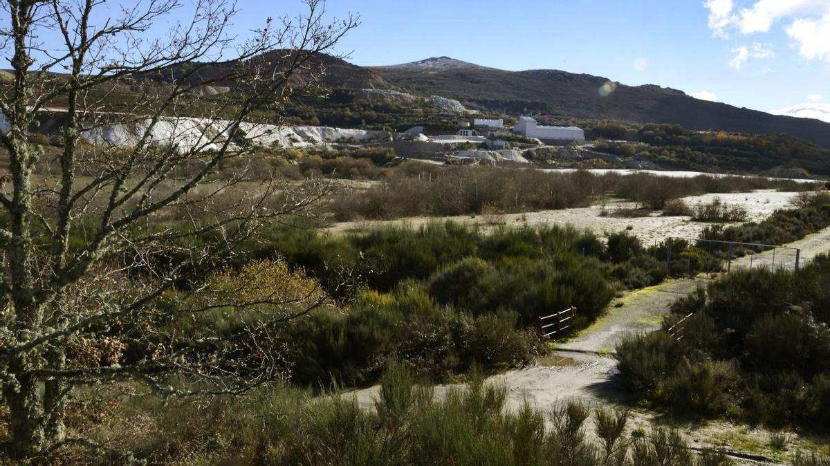 La mina de Penouta en Viana do Bolo.