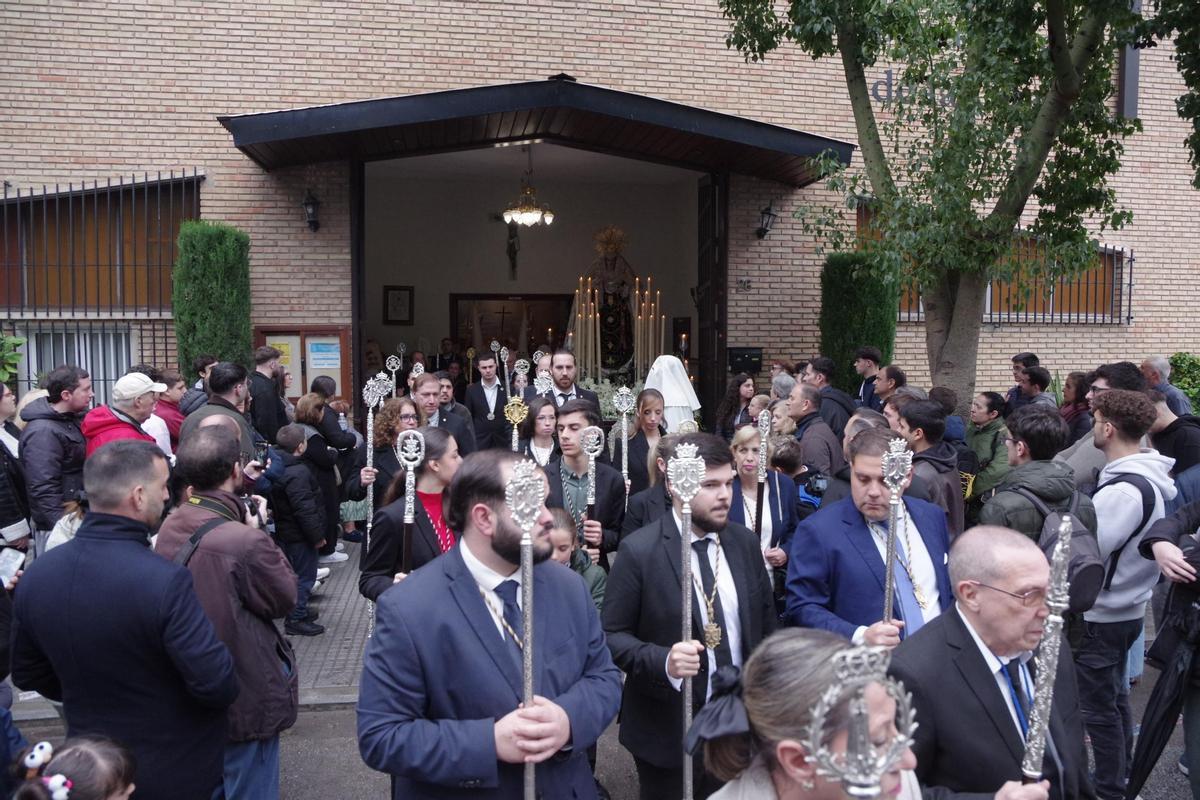 Procesión de la Virgen de las Lágrimas del Carmen de Huelin, en imágenes