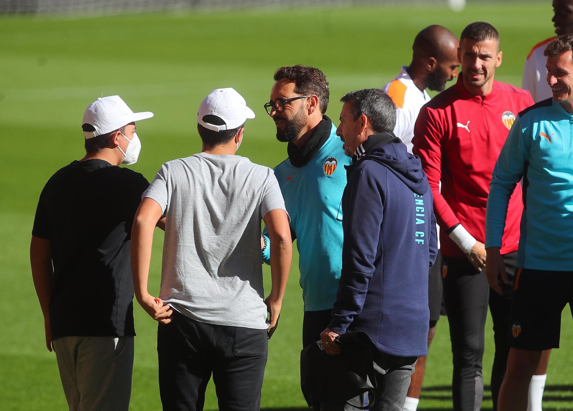 Así ha sido el entrenamiento del Valencia de hoy