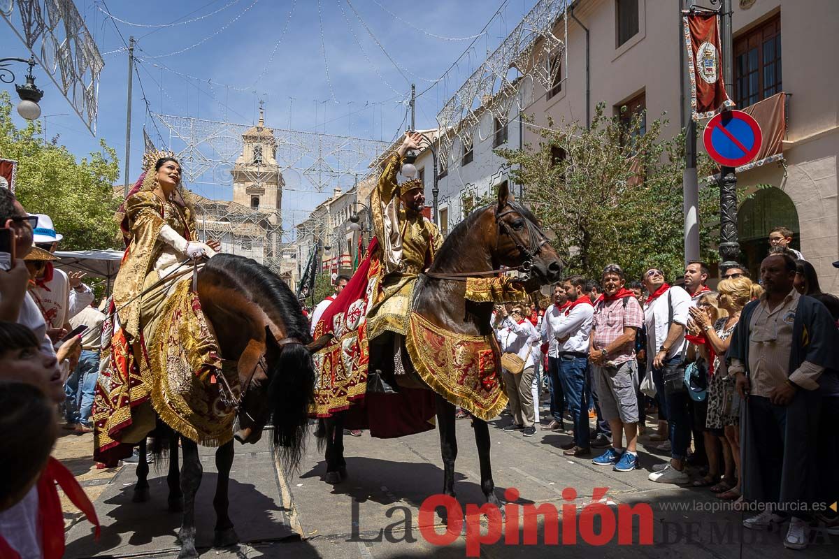 Moros y Cristianos en la mañana del dos de mayo en Caravaca